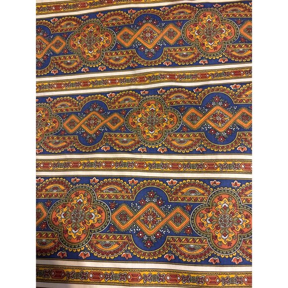 Drapes Waverly Kismet retired pattern Medallion GeometricHand crafted 4 panels